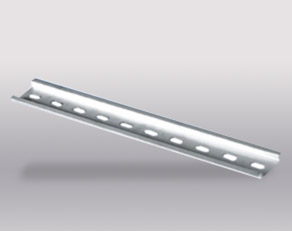 Aluminium DIN Rails 35x7,5 mm Slotted